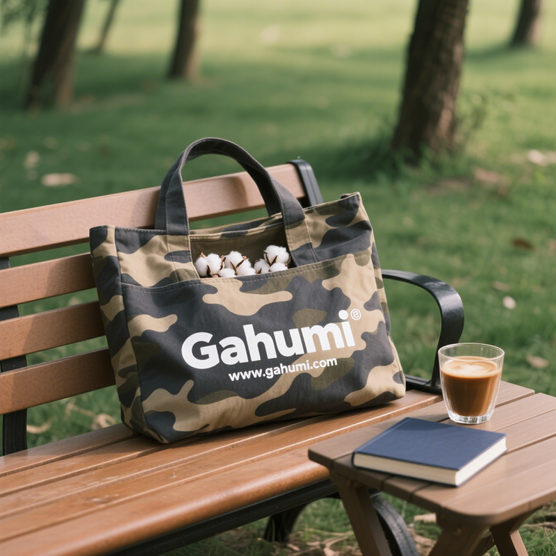 Gahumi Camouflage canvas tote bag-01